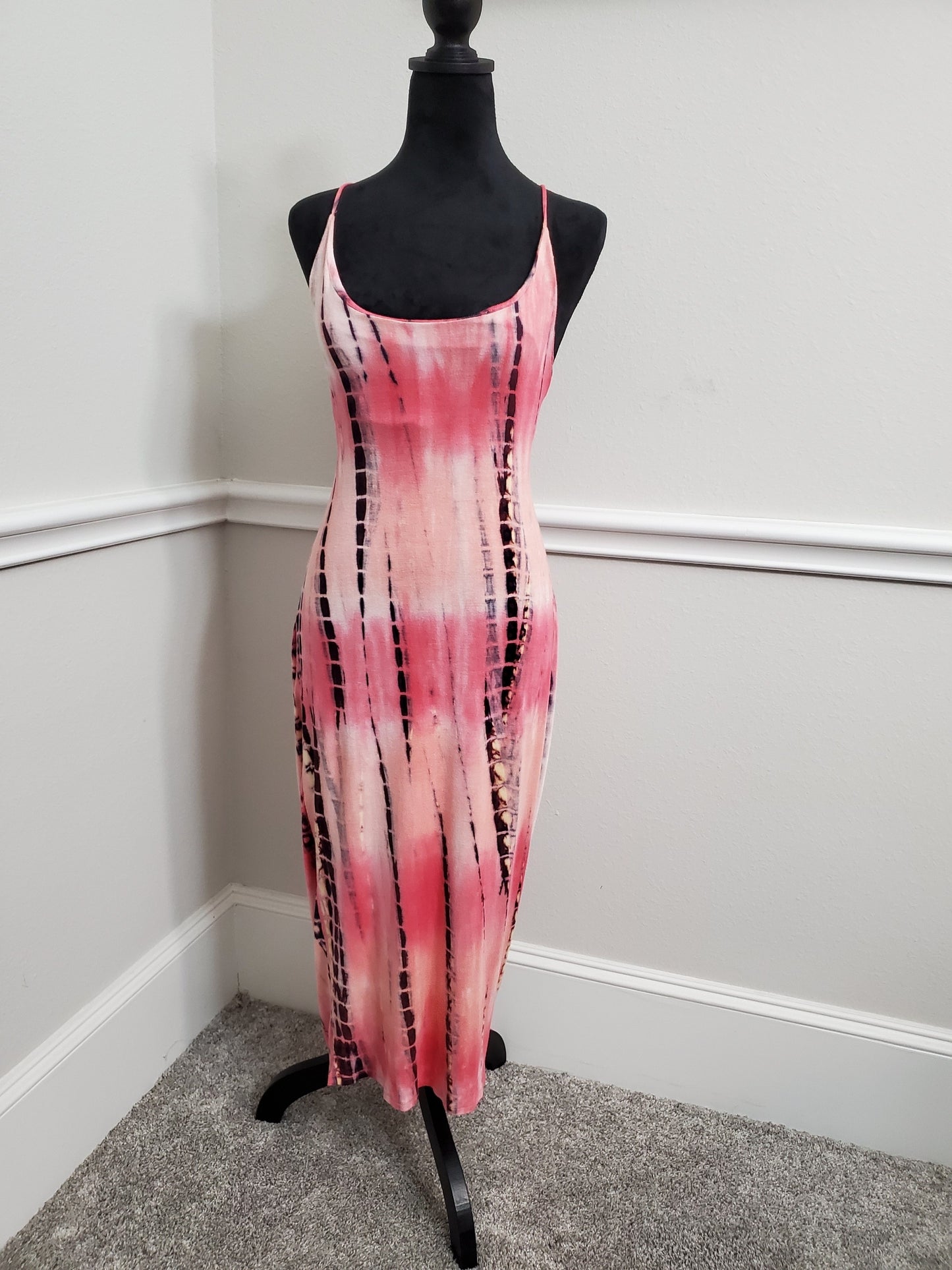 Tie Dye Spaghetti Strap Dress Size 2XL