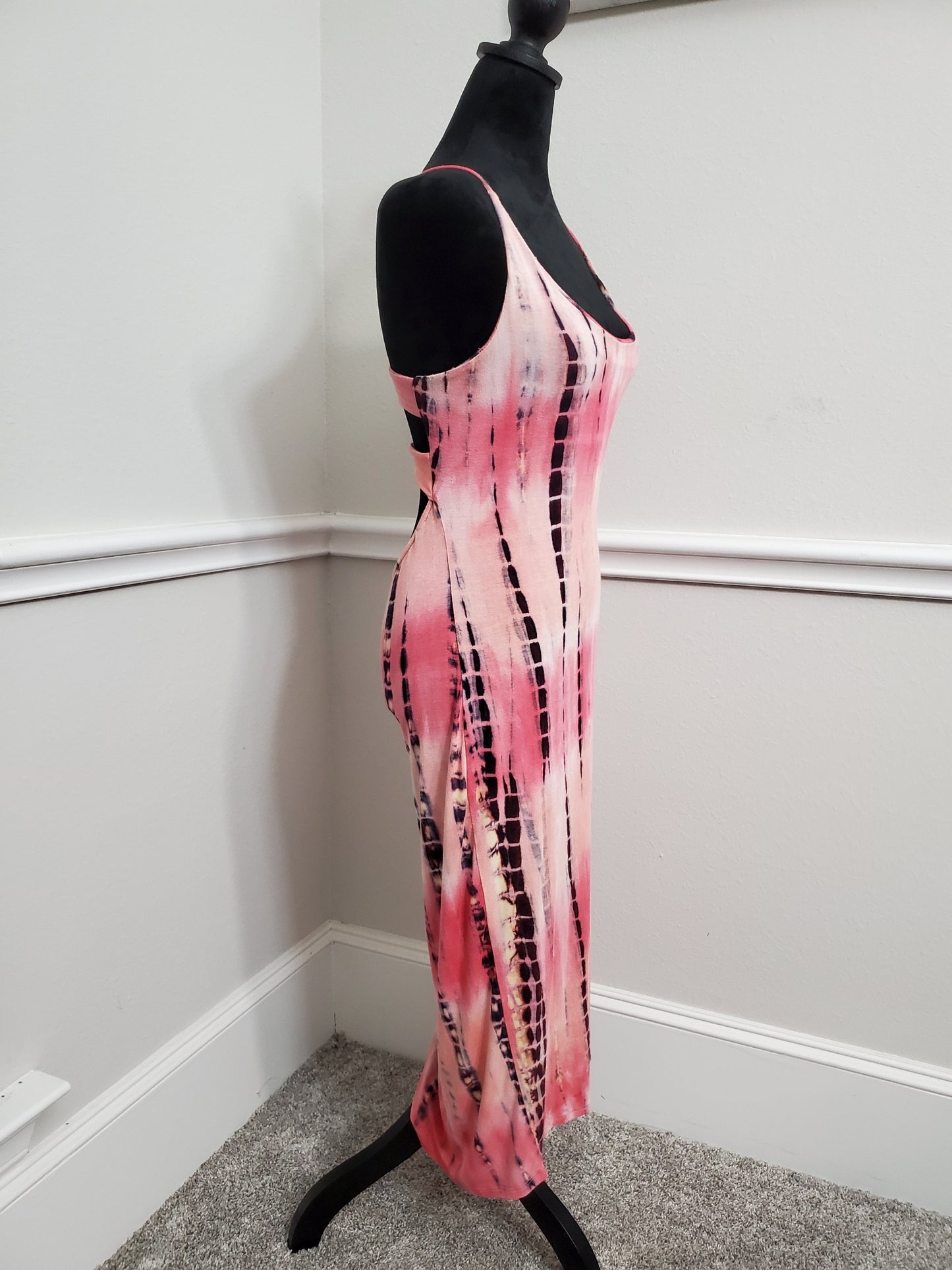 Tie Dye Spaghetti Strap Dress Size 2XL