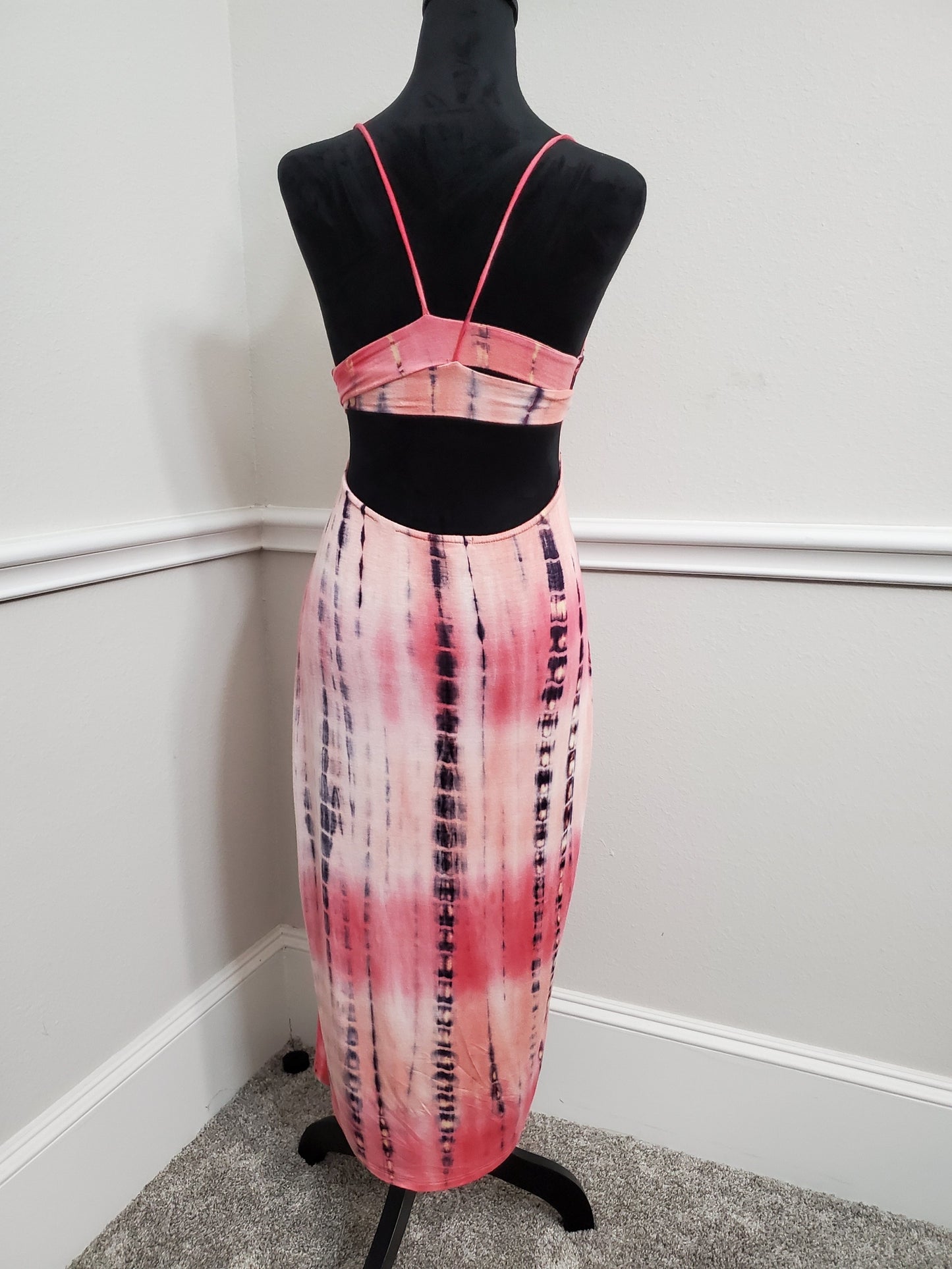 Tie Dye Spaghetti Strap Dress Size 2XL