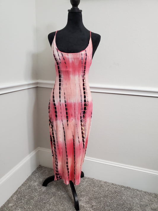 Tie Dye Spaghetti Strap Dress Size 2XL